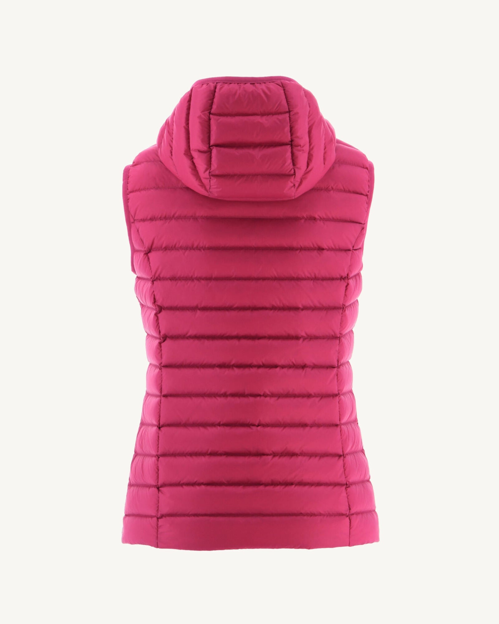 Doudoune légère à capuche sans manches Rose cerise Mali