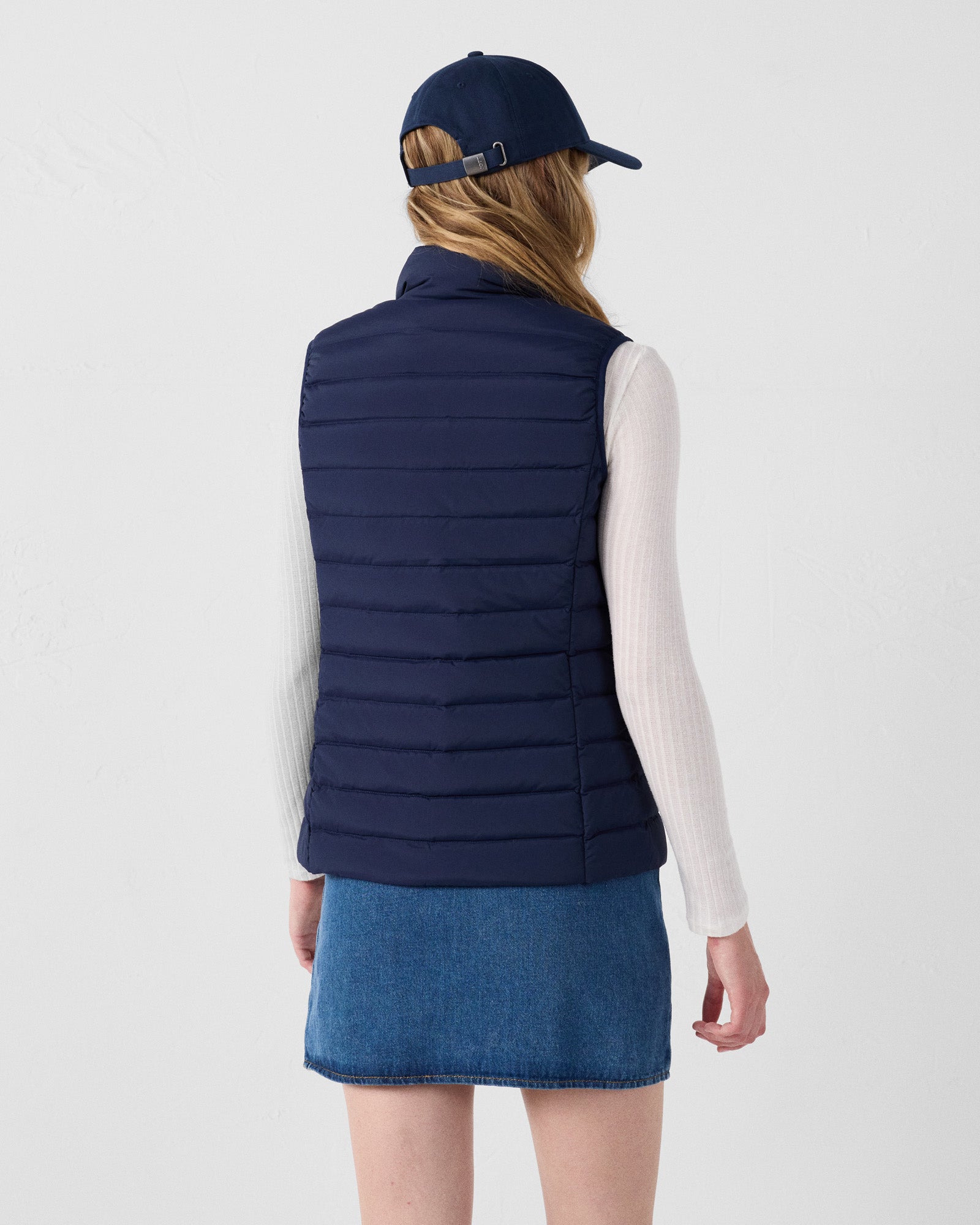 Doudoune sans manches stretch Marine Grenada