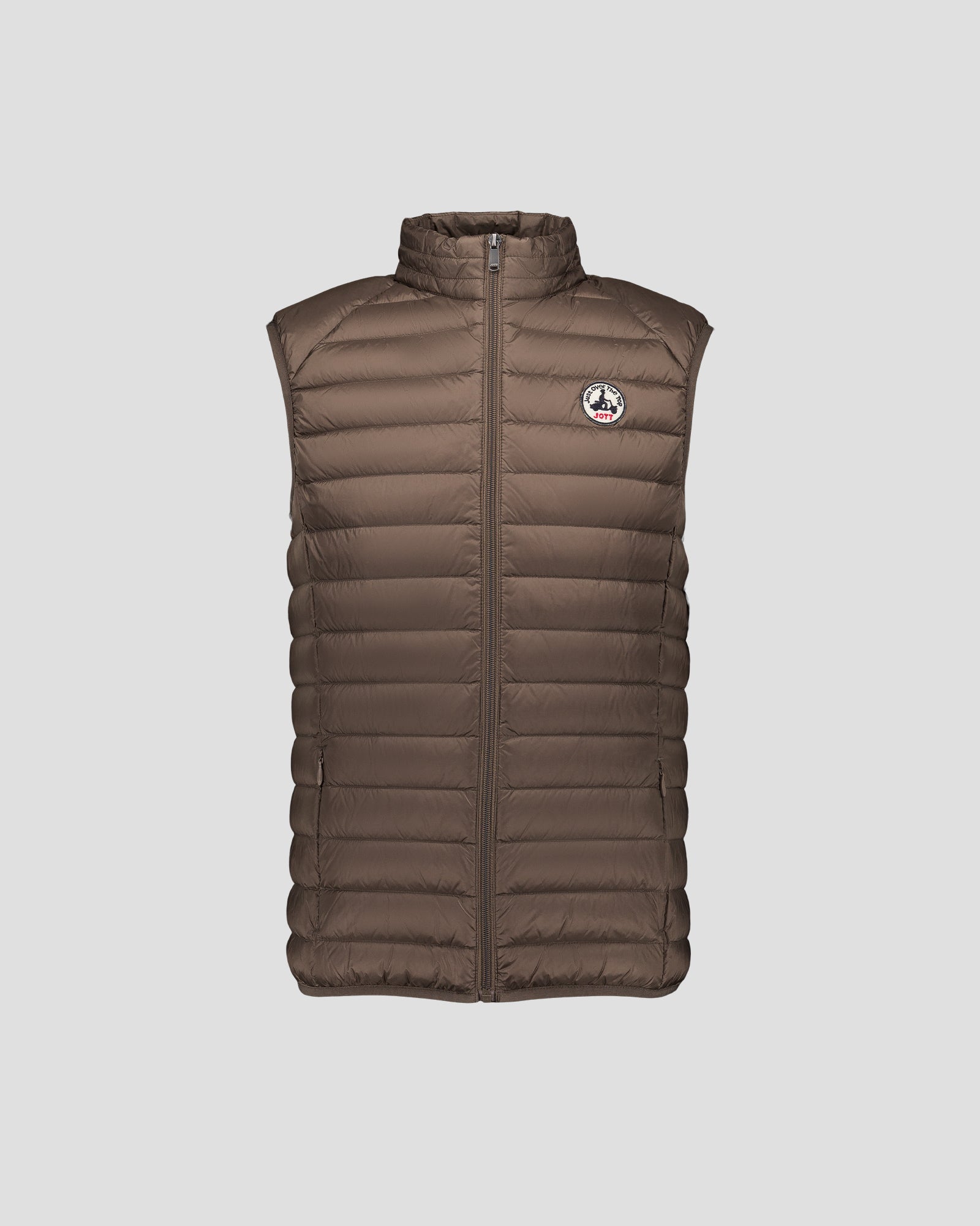 Doudoune sans manches Taupe Tom
