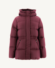 Doudoune à capuche Grand Froid Aubergine Luxe 2.0