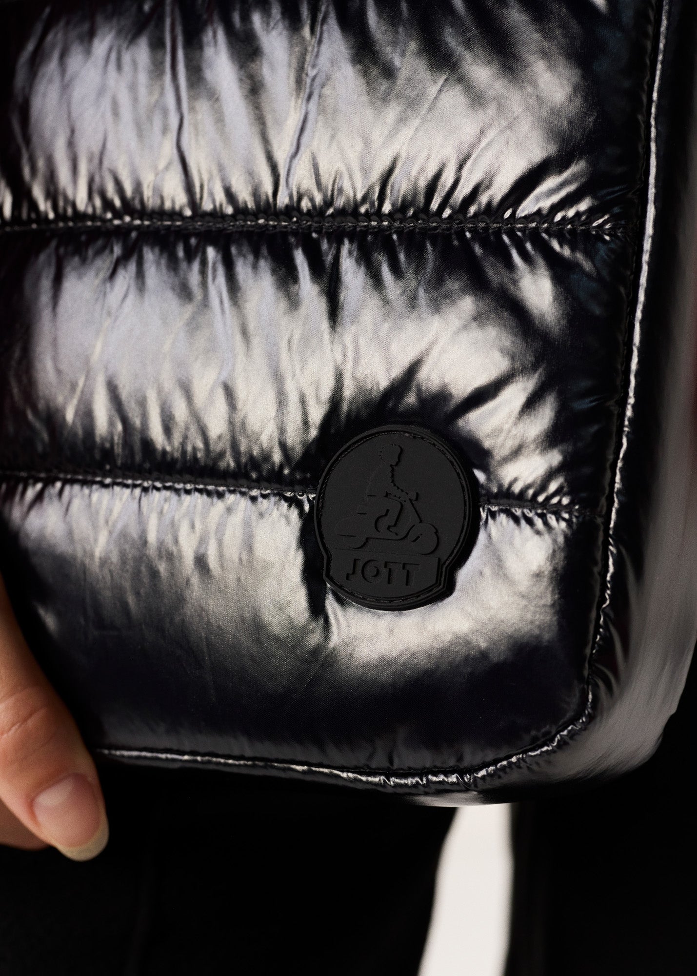 Housse d'ordinateur Noir Hateya laquée