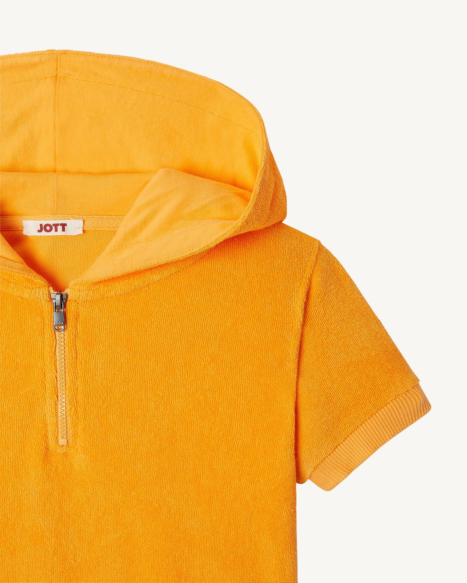 Robe éponge à capuche Abricot enfant Mini