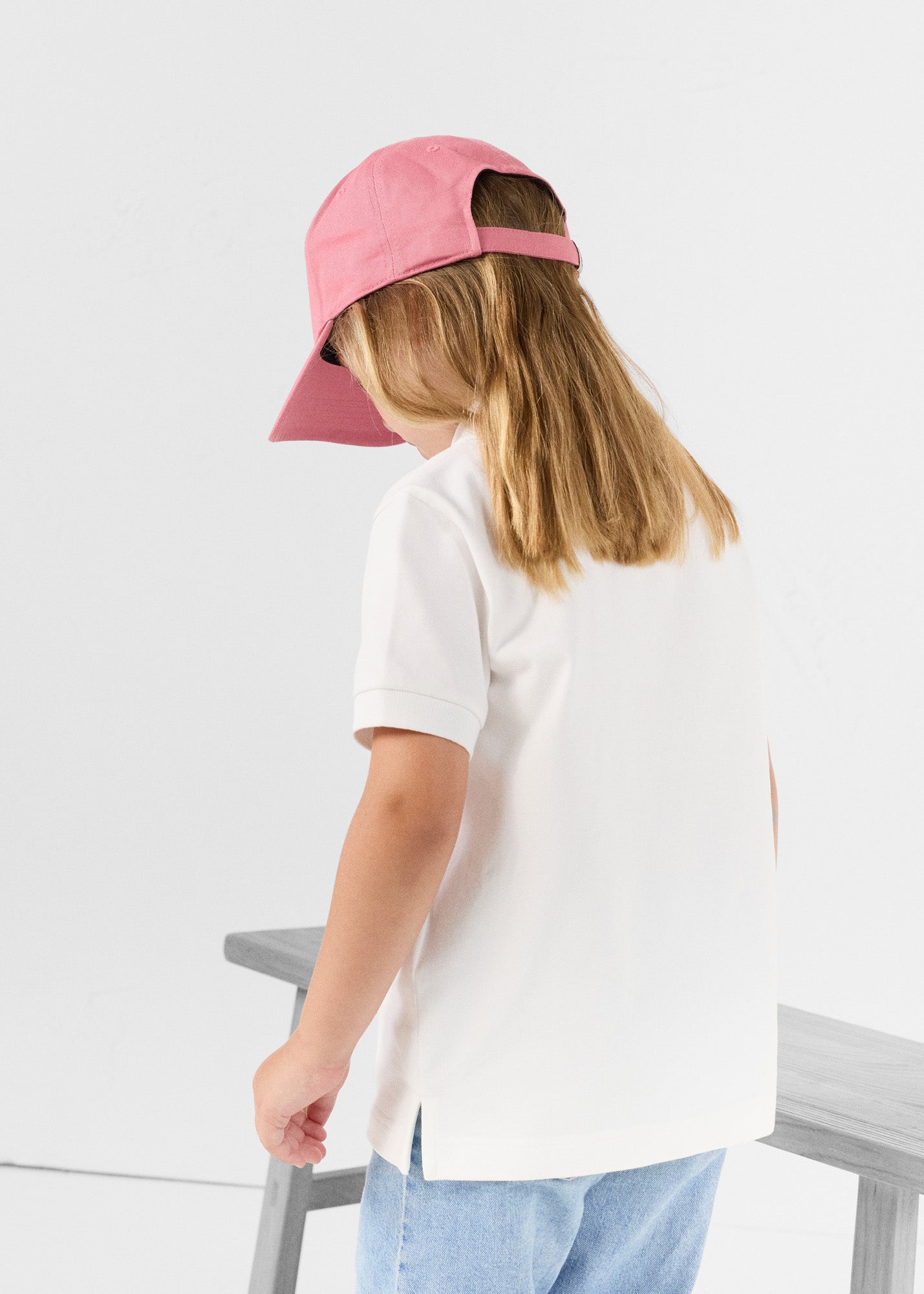 Polo enfant Blanc Enzo