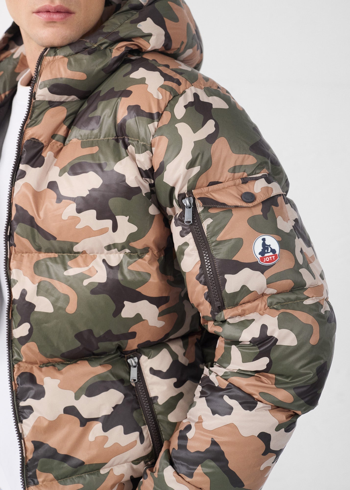 Doudoune Grand Froid  Camo sucre roux Java print