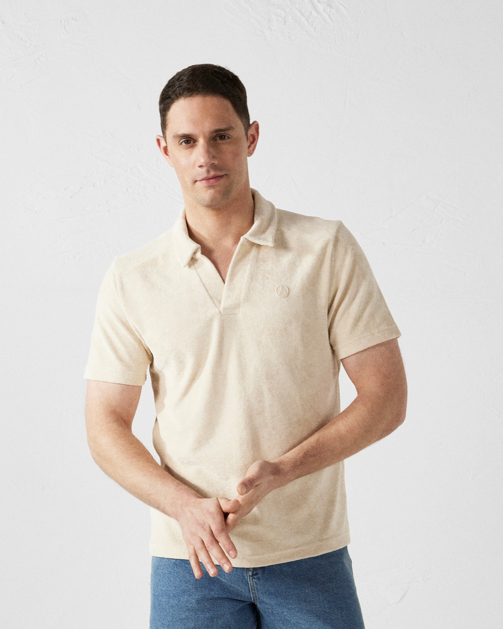 Polo éponge Sable Joshua